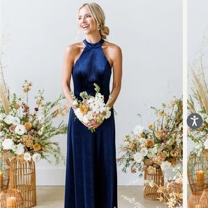 Like new - Revelry Tori Velvet Dress. Color- Romantic Rose